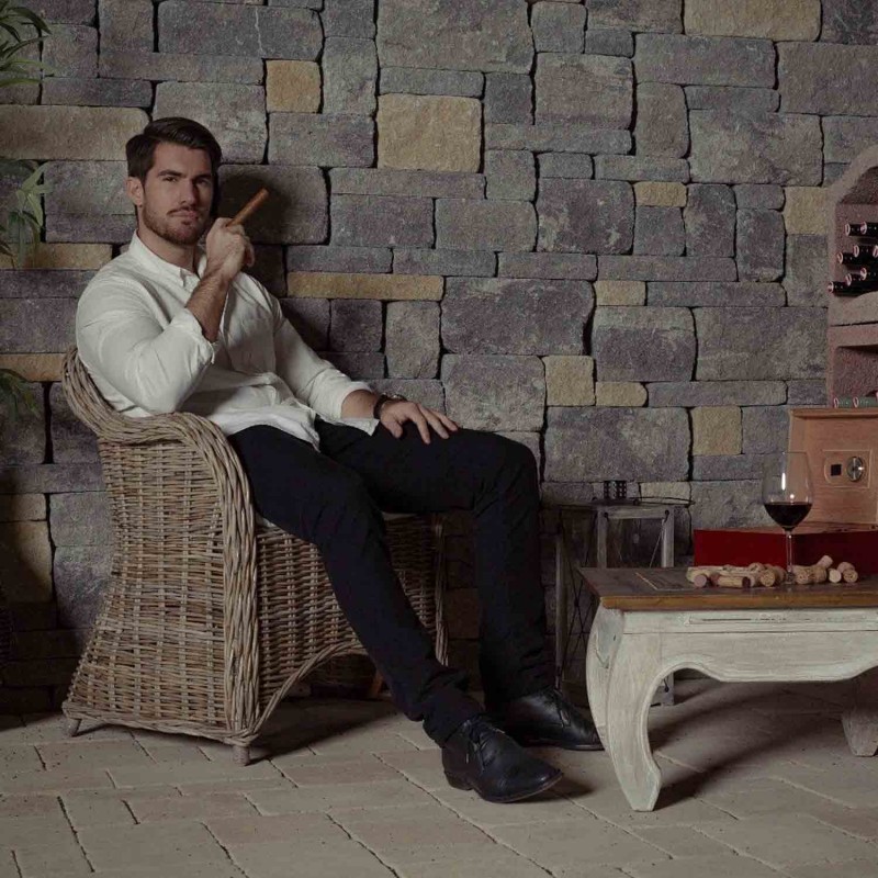 Füstantracit melírozott