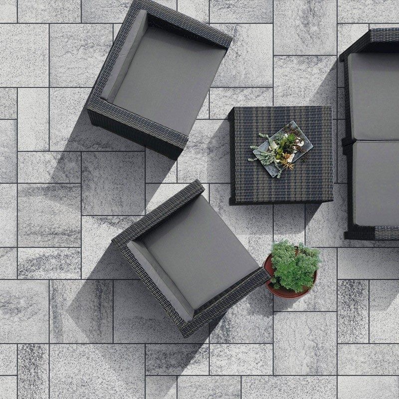 gránitszürke-fehér