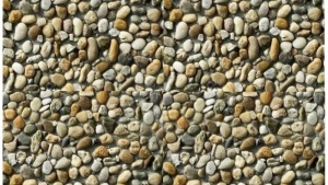 Leier virágtartó láda - Gyöngykavicsos