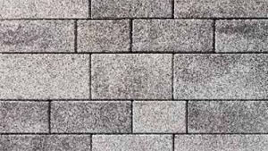 Leier Patria térkő - Jégszürke satírozott