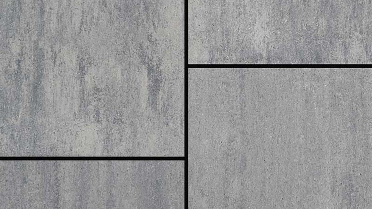 Semmelrock Citytop Grande Kombi térkő - Grafit-ezüst