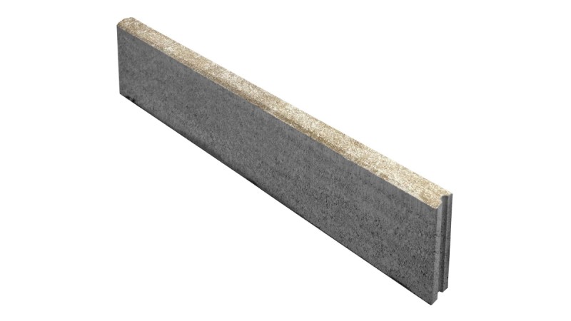 Semmelrock Kerti szegély - Barna-fehér