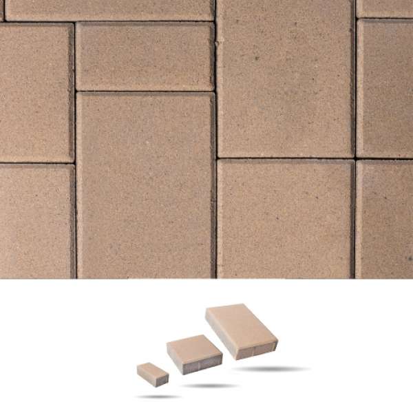 SW Maroskő térkő 4-6-8 cm - Bézs